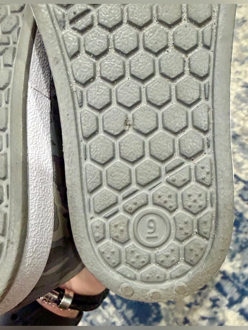 Cat & Jack Boys' Gray Camo Slip-On Water Clogs
